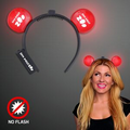 5 Day - Custom Red Light Up LED Mouse Ears